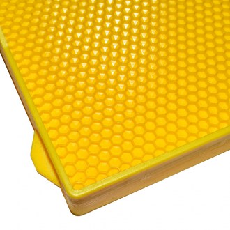 Cadre plastique Langstroth 2/3 159 - thermo - jaune